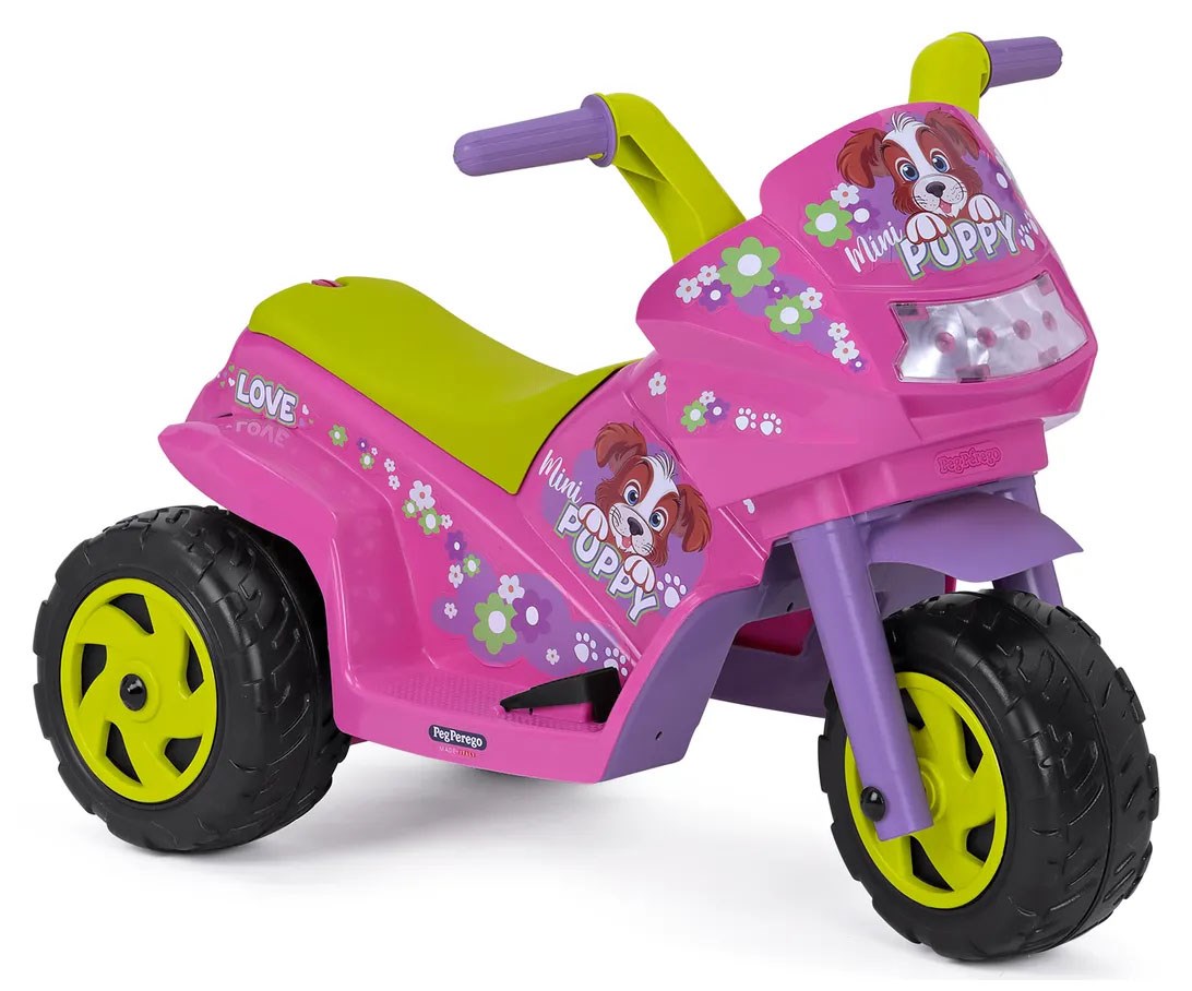 Peg Perego Mini Puppy 6V Electric Motorcycle for 1+ Years