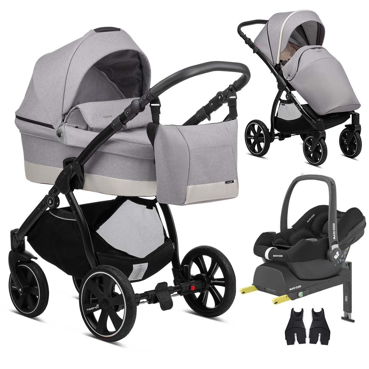 Noordi Sole Go 3in1 + Cabriofix + Isofix Base