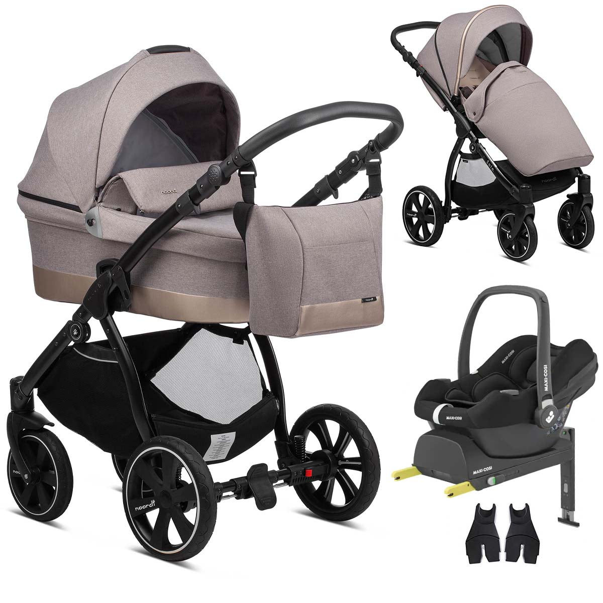 Noordi Sole Go 3in1 + Cabriofix + Isofix Base