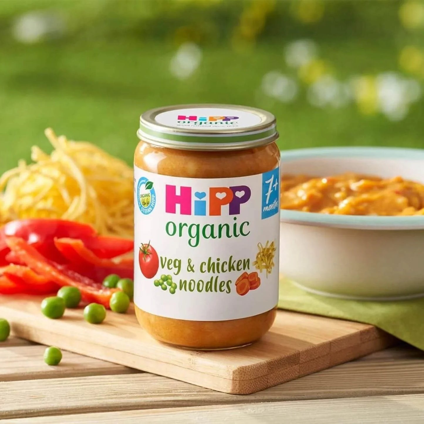 HiPP Organic Vegetables & Chicken Noodles Baby Food Jar 7+ months 190g