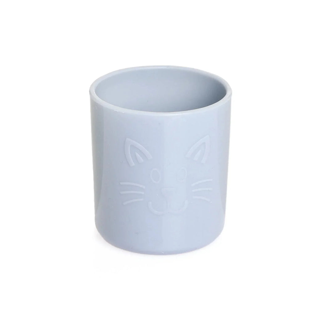 baby plus Silicone Open Training Cup 120ml - Powder Blue