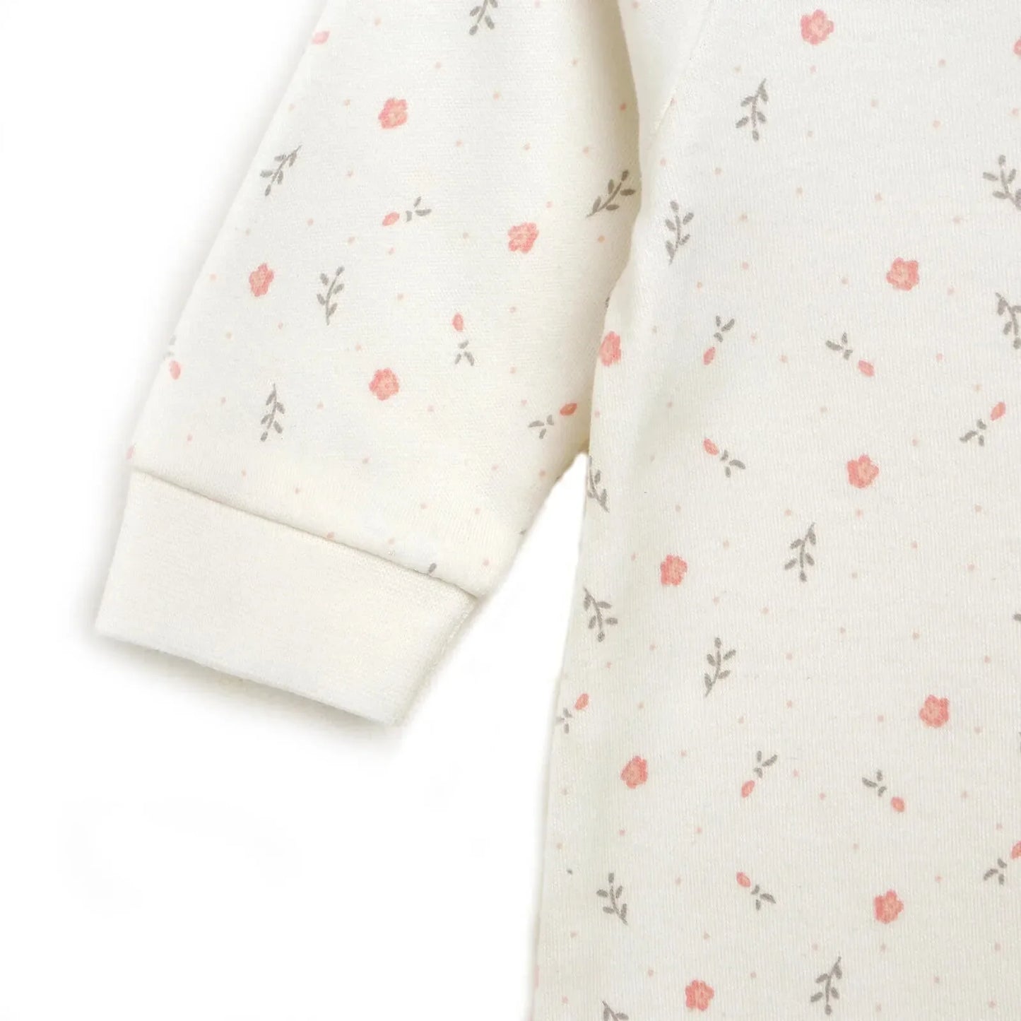 HelloBaby Newborn Baby Girl Footed Jumpsuit - White