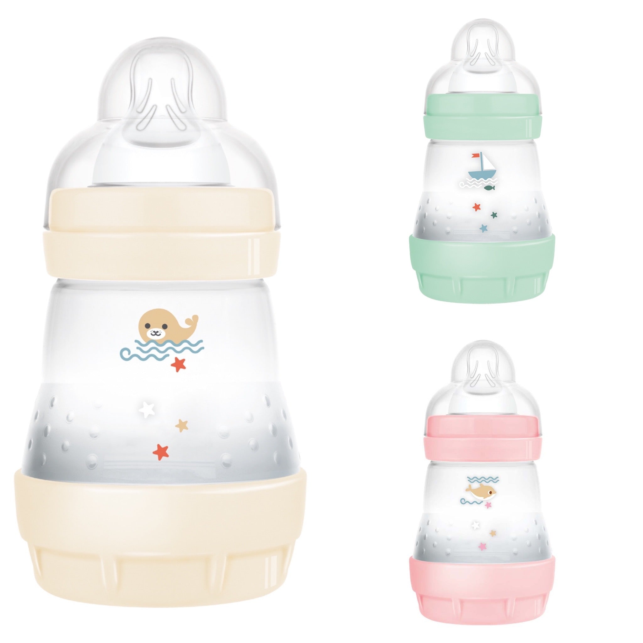 MAM Easy Start 160mls Bottle - Assorted (PACK OF 1 - SINGLE BOTTLE) - DESIGN MAY VARY TO IMAGE SHOWN