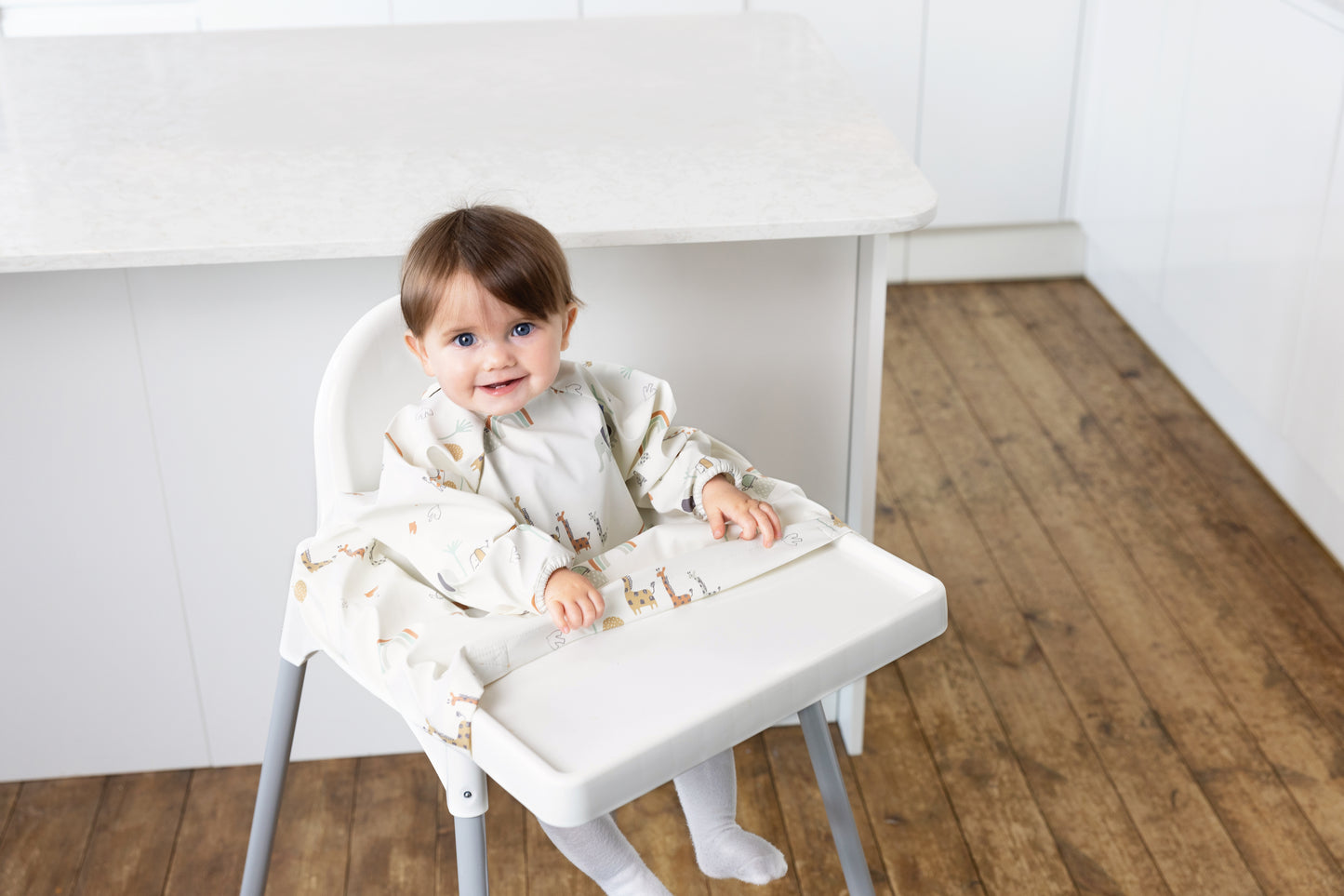 Bibado Coverall Weaning Bib (Available in Botanical Bunnies/Chasing Rainbows/George Pig/Peppa Pig/Serengeti Spaghetti)