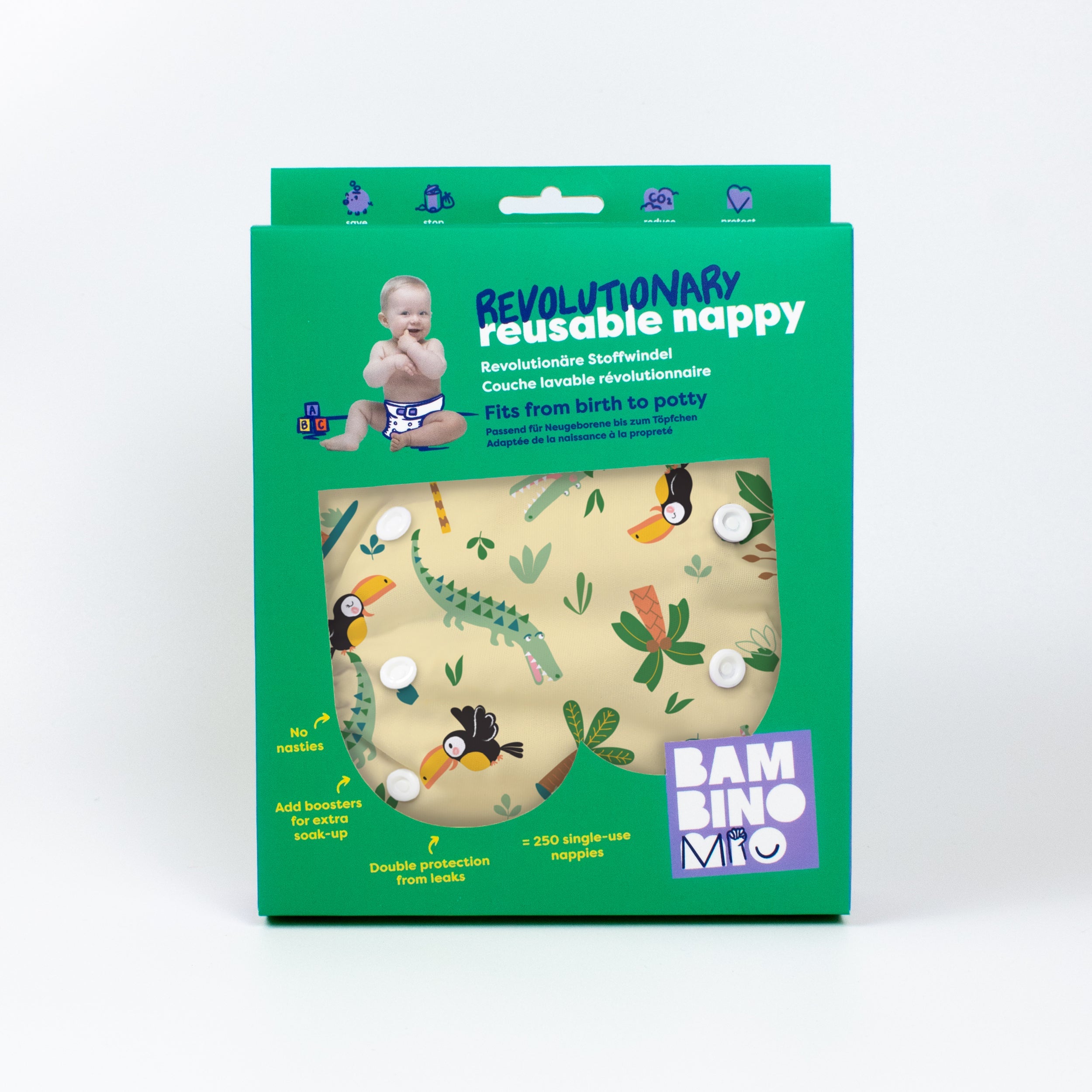Revolutionary Reusable Nappy in River Rascals