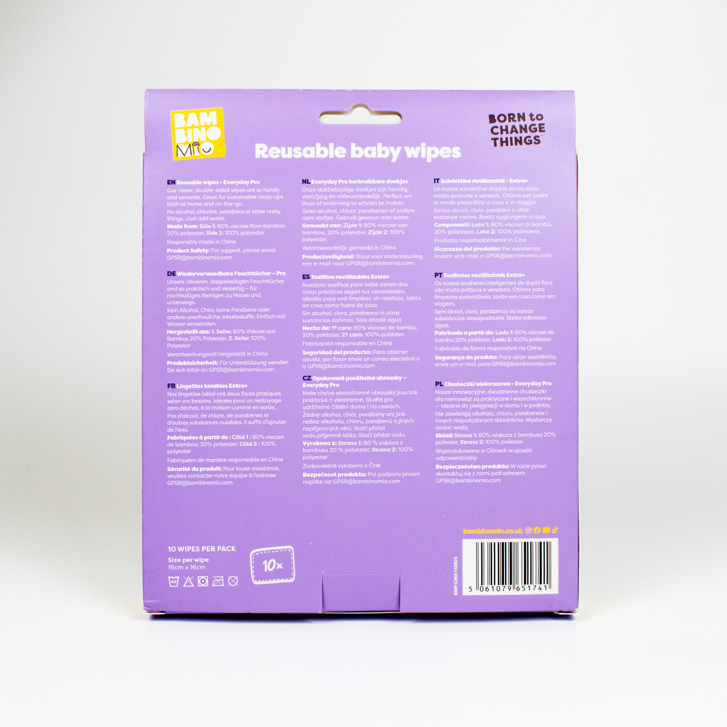 Reusable Baby Wipes - Everyday Pro 10 Pack