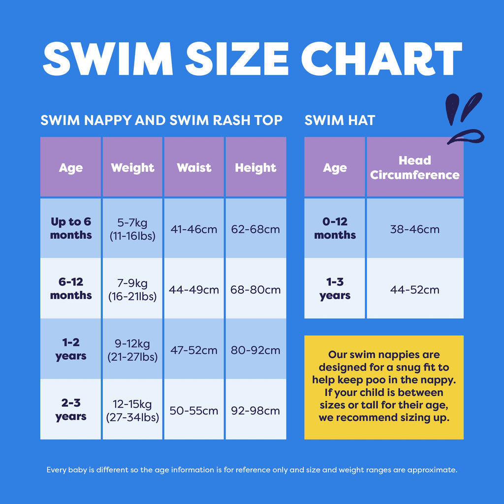 Reusable Swim Nappy in Happy Days