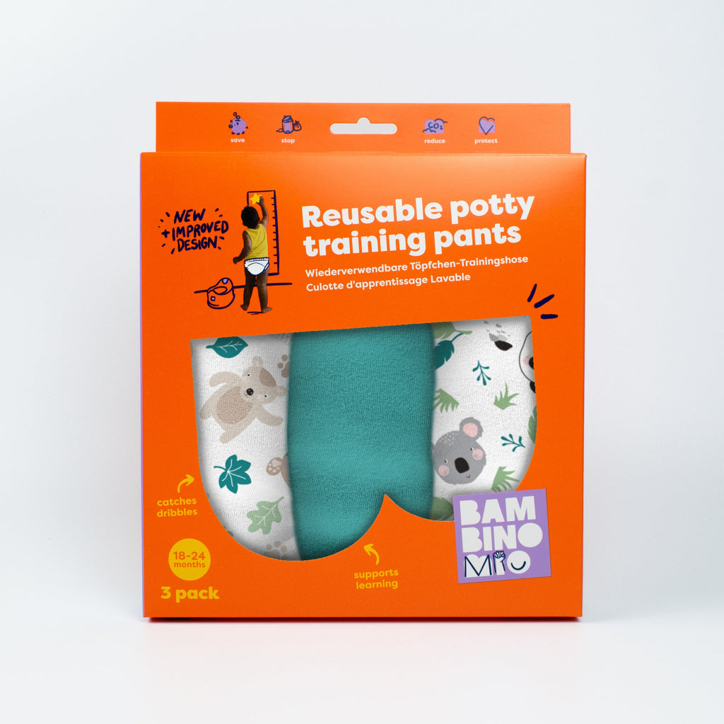 NEW: 3 Pack Reusable Potty Training Pants in Beary Cute - Elite Design