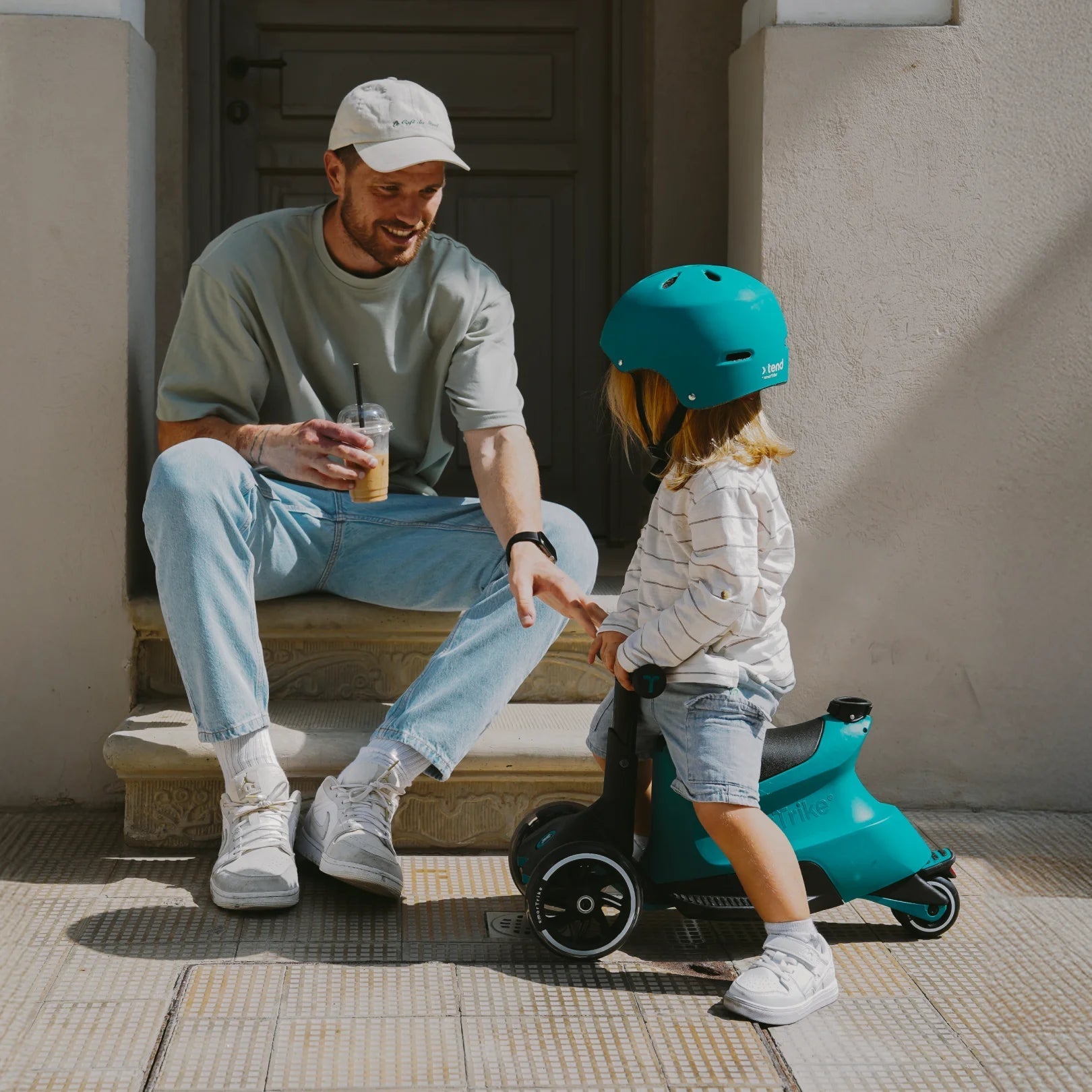 SmarTrike Xtend 4 in 1 Ride on Plus Scooter - Green