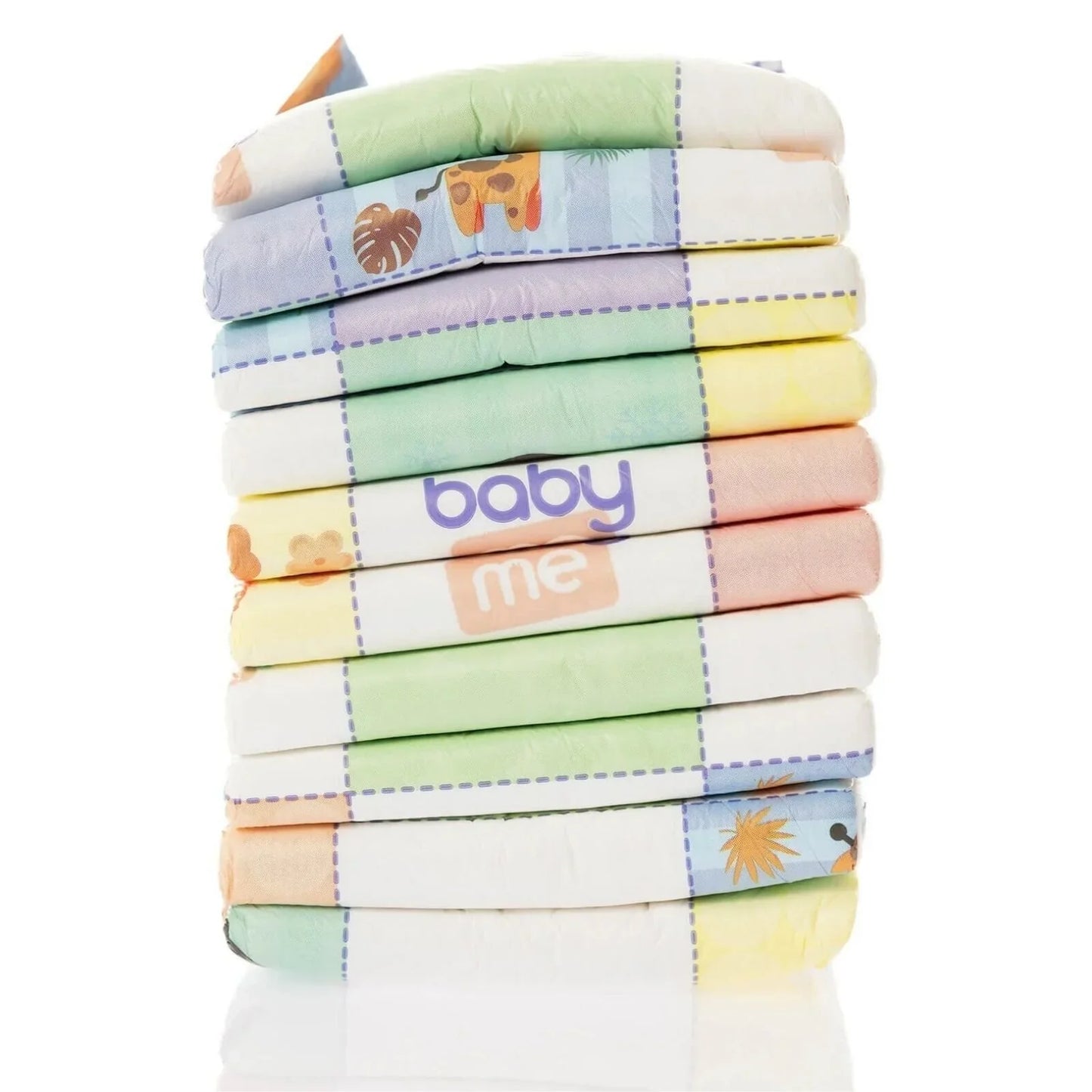 baby me Soft Padded Changing Mats 60x60cm - 10 pcs