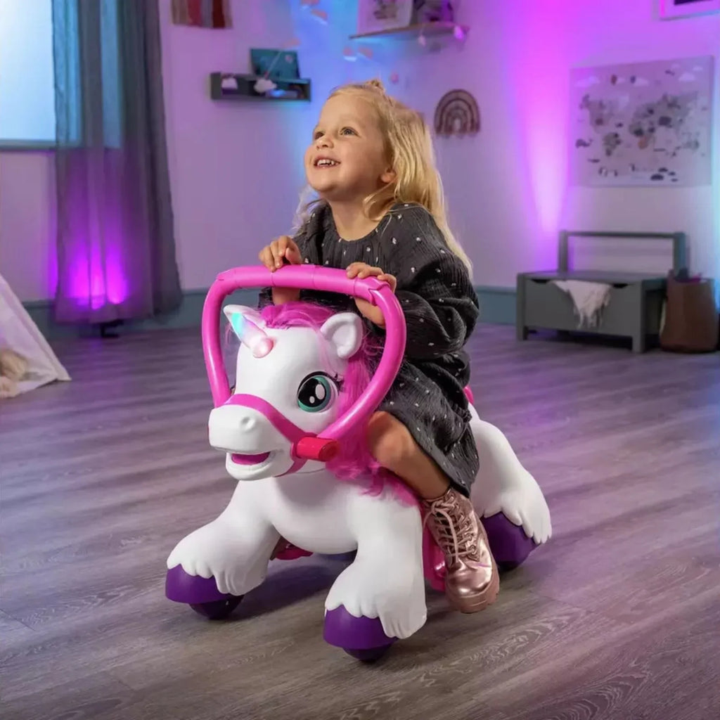 Xootz Magical Unicorn 6V Electric Ride On - White