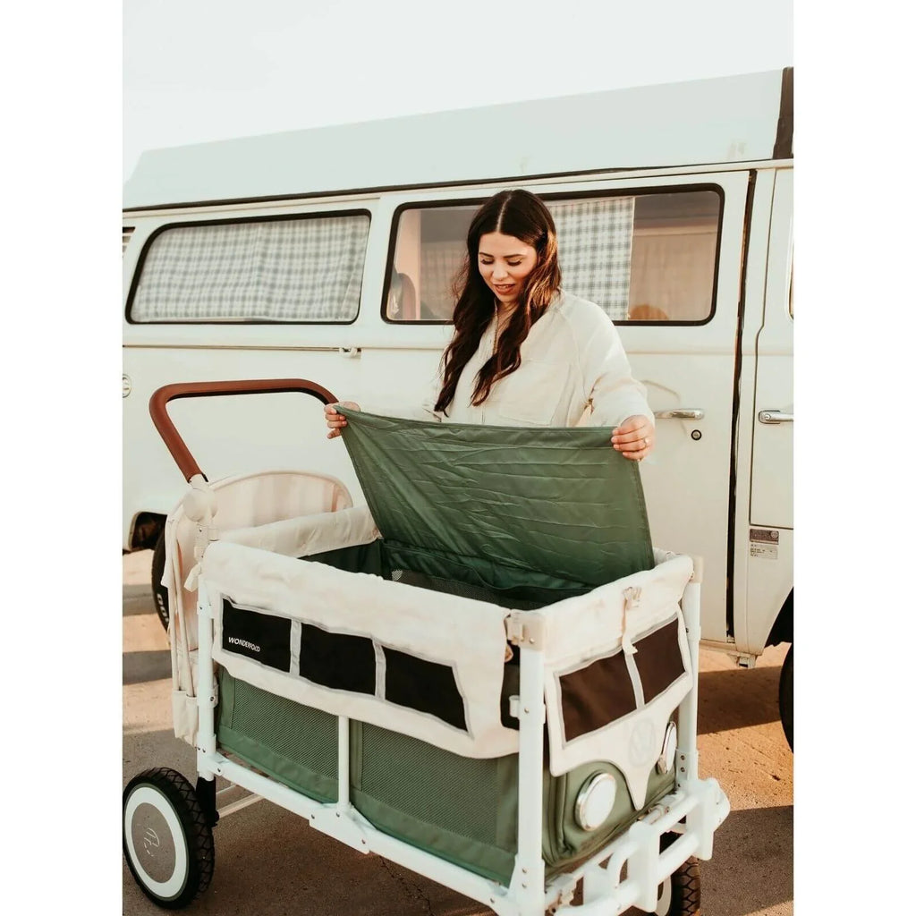 Wonderfold VW4 Volkswagen Stroller Wagon - Green