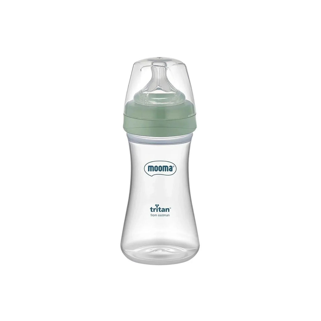 Mooma Neutra Tritan Bottle Fast Flow 18+ months 250ml - Sage Green