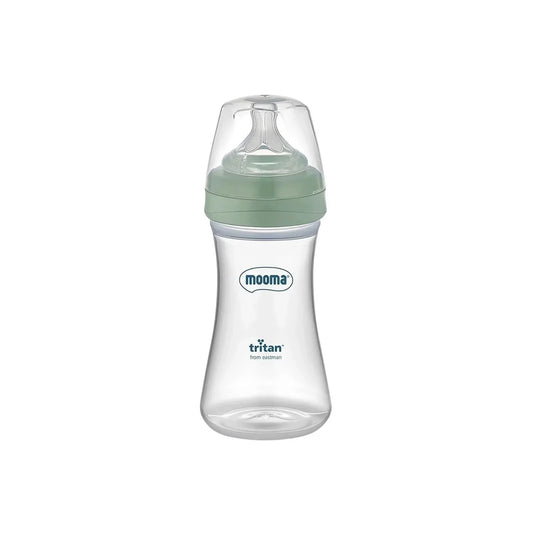 Mooma Neutra Tritan Bottle Fast Flow 18+ months 250ml - Sage Green