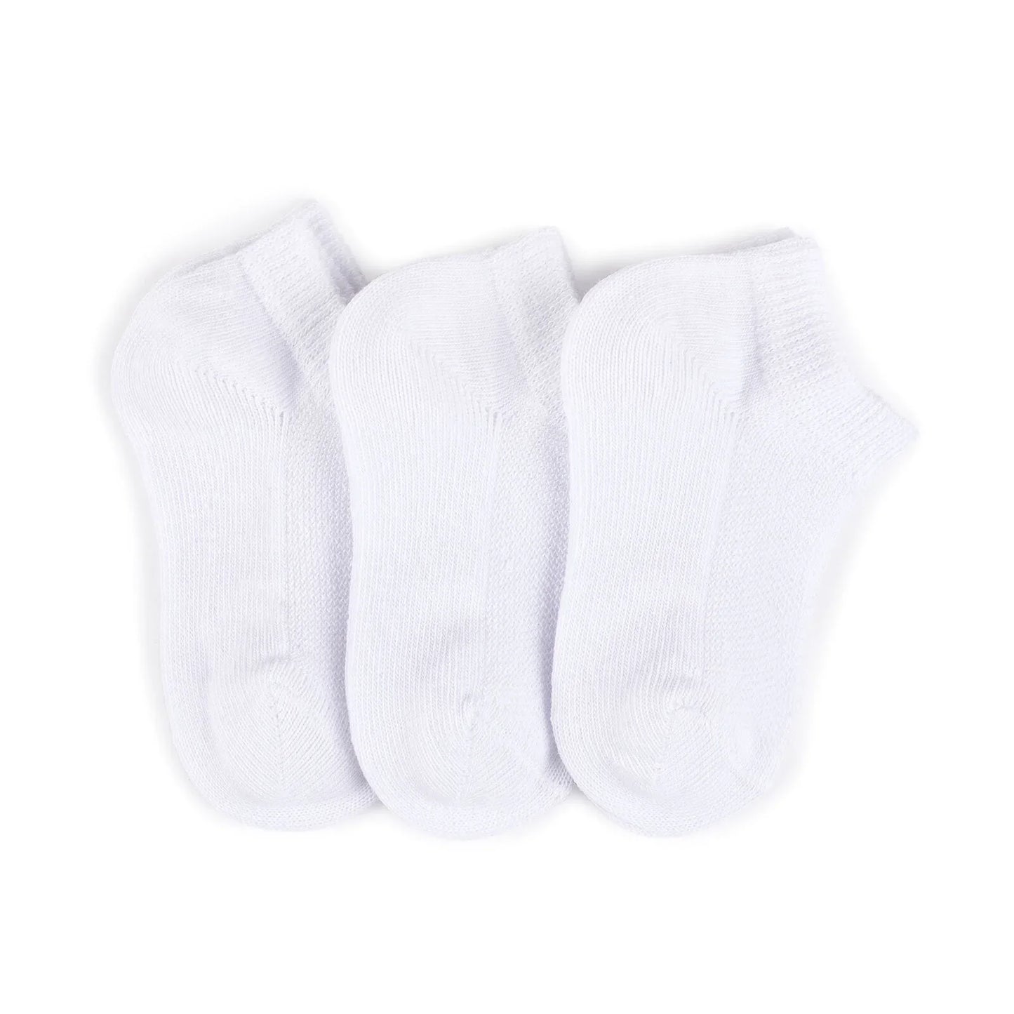 HelloBaby Unisex Socks 3 pcs - White