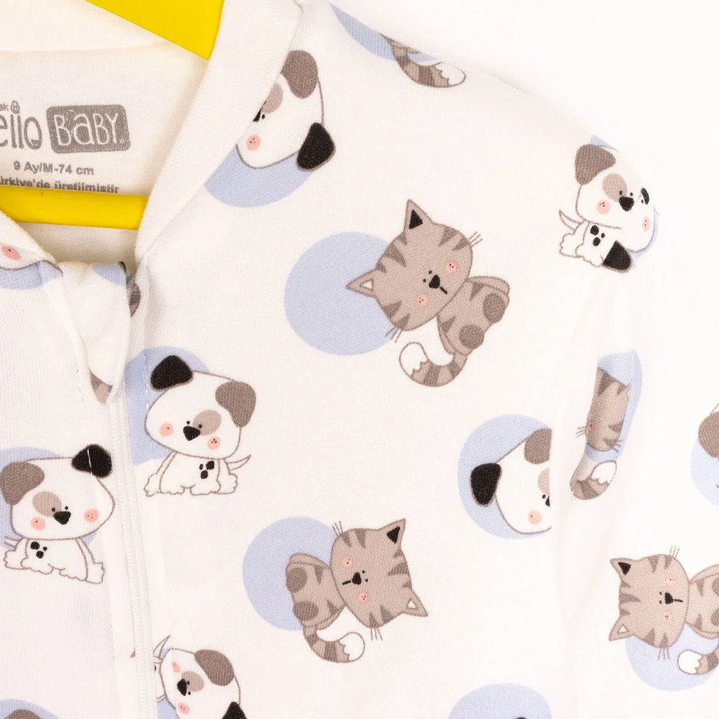 HelloBaby Sleepsuit - White