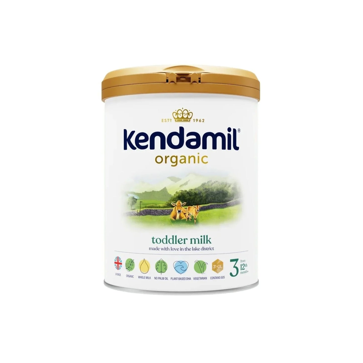 Kendamil Stage 3 Organic Infant Milk Formula 12-36 months 800g