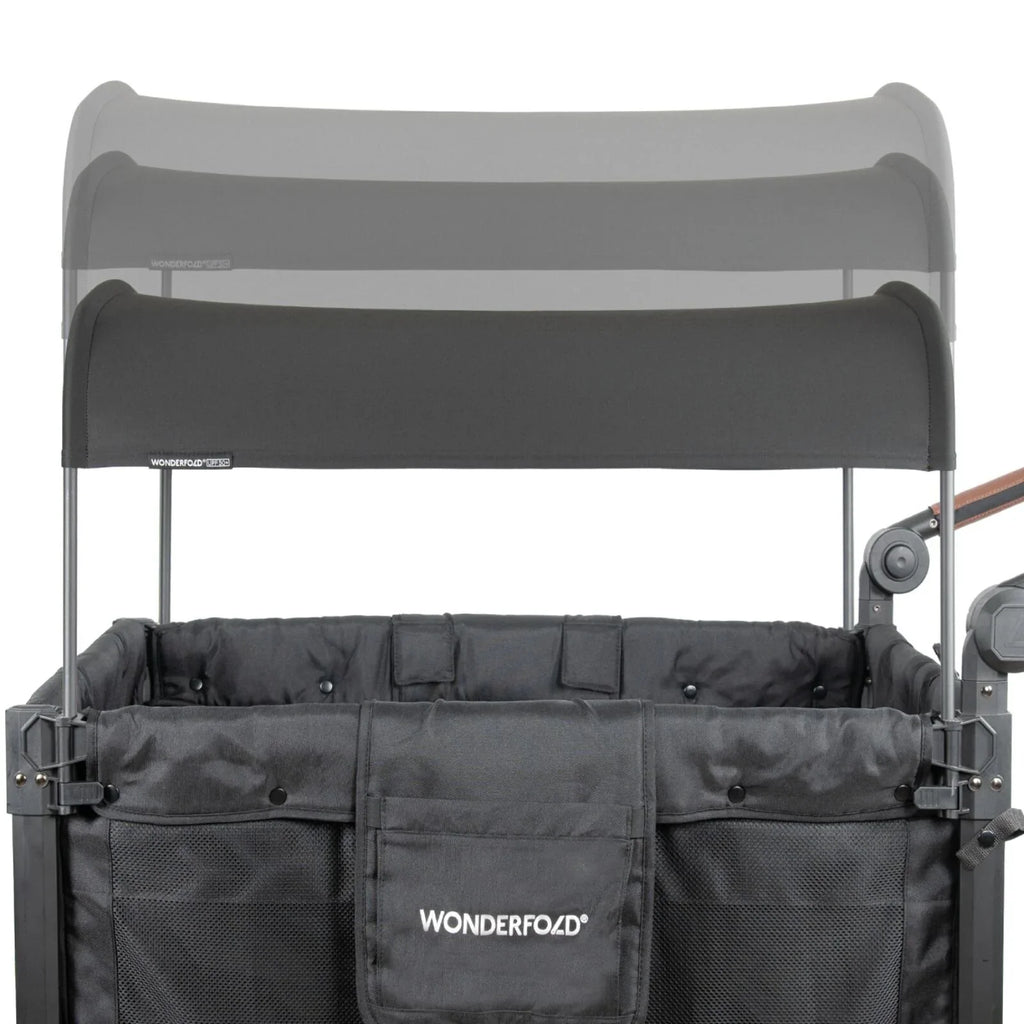 Wonderfold W2 Luxe Pro Stroller Wagon - Jet Black