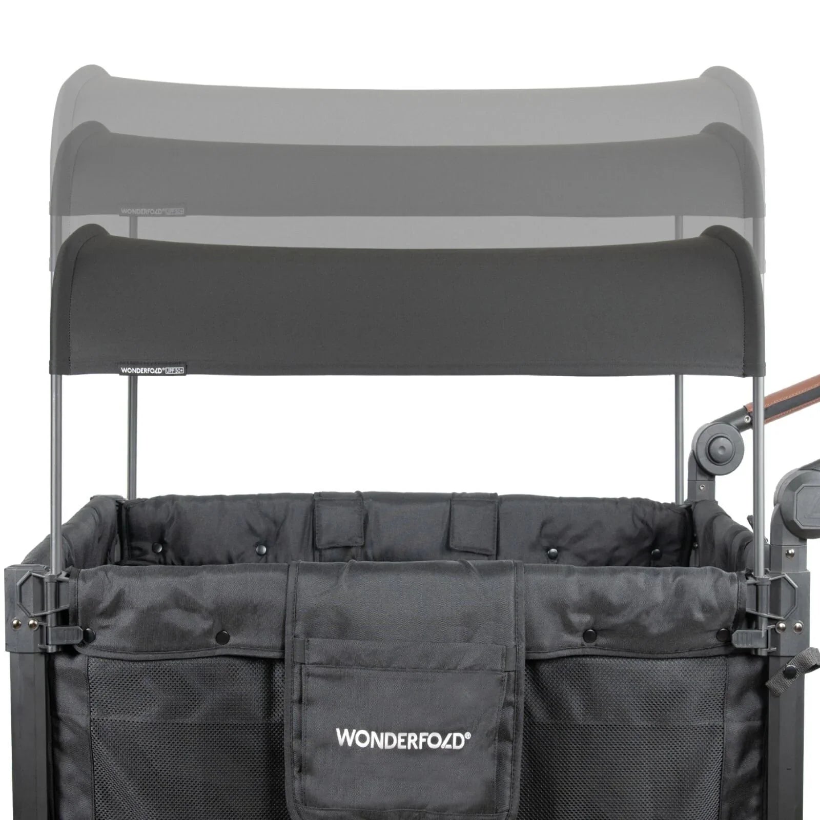 Wonderfold W2 Luxe Pro Stroller Wagon - Jet Black