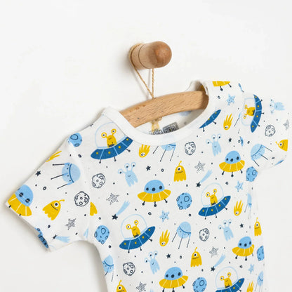 HelloBaby Baby Boy Short Sleeve  Body - White