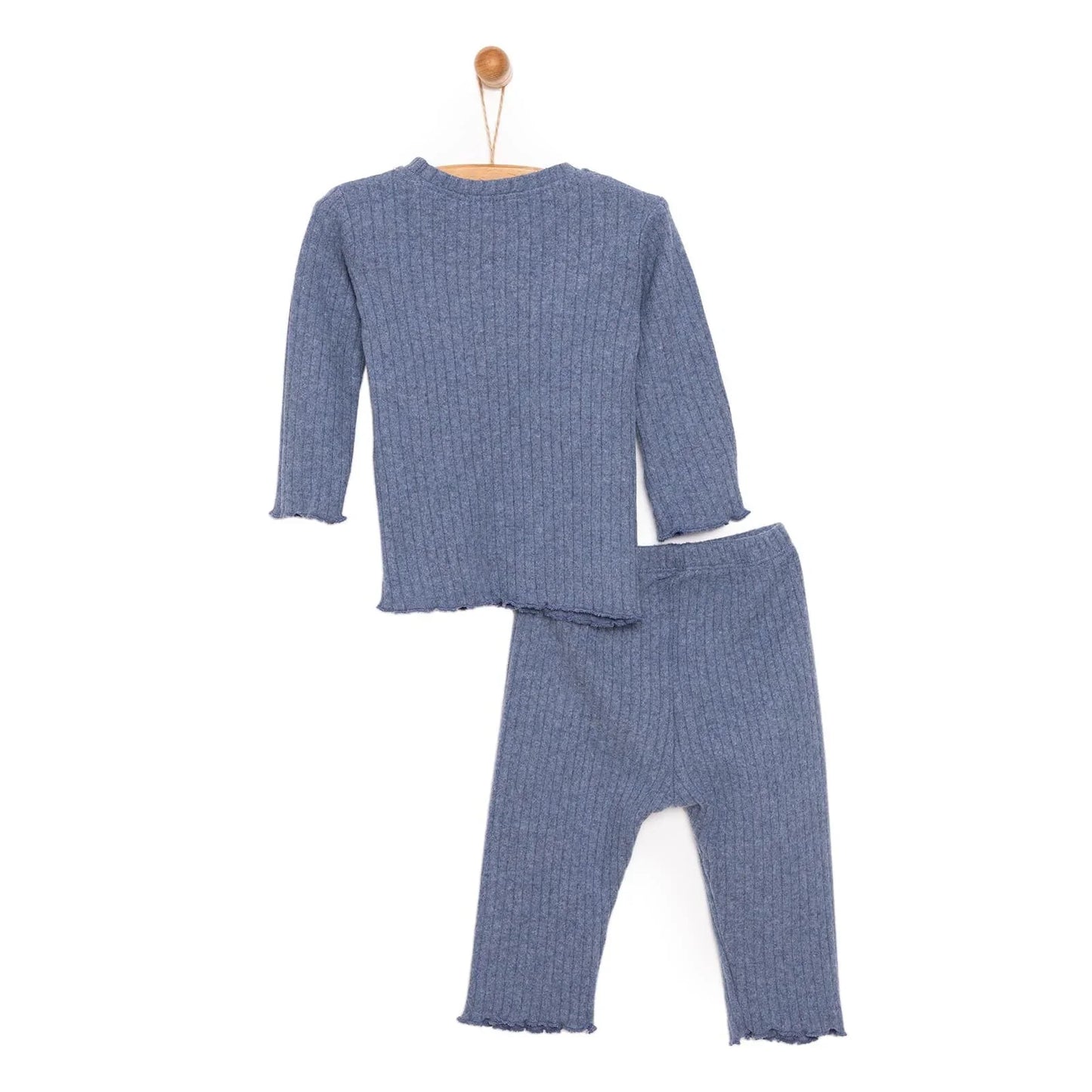 HelloBaby Boy Long Sleeve Pyjamas Set - Indigo