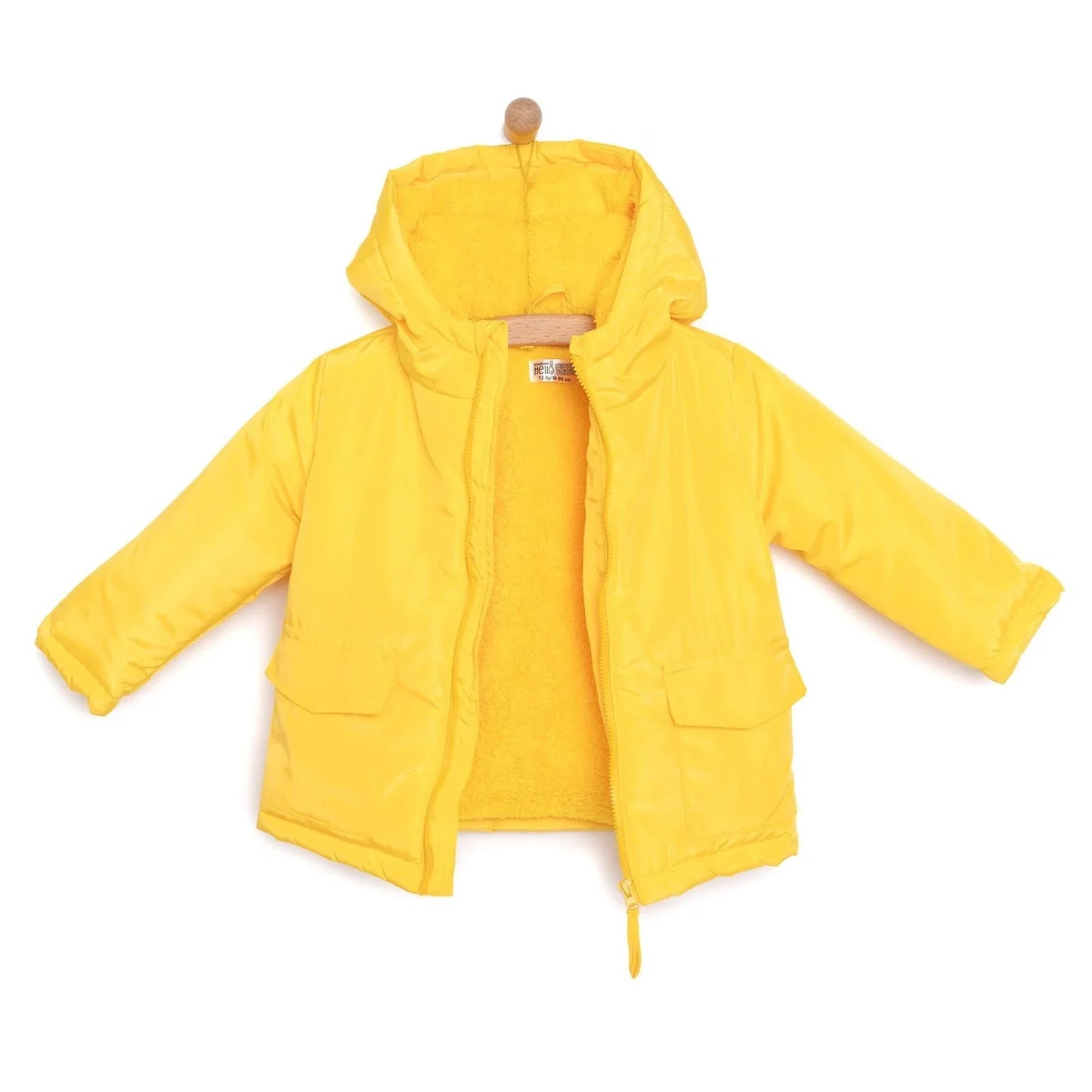 HelloBaby Hooded Coat - Yellow