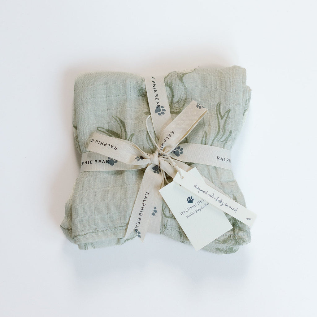 Woodland Large Swaddle Muslin
