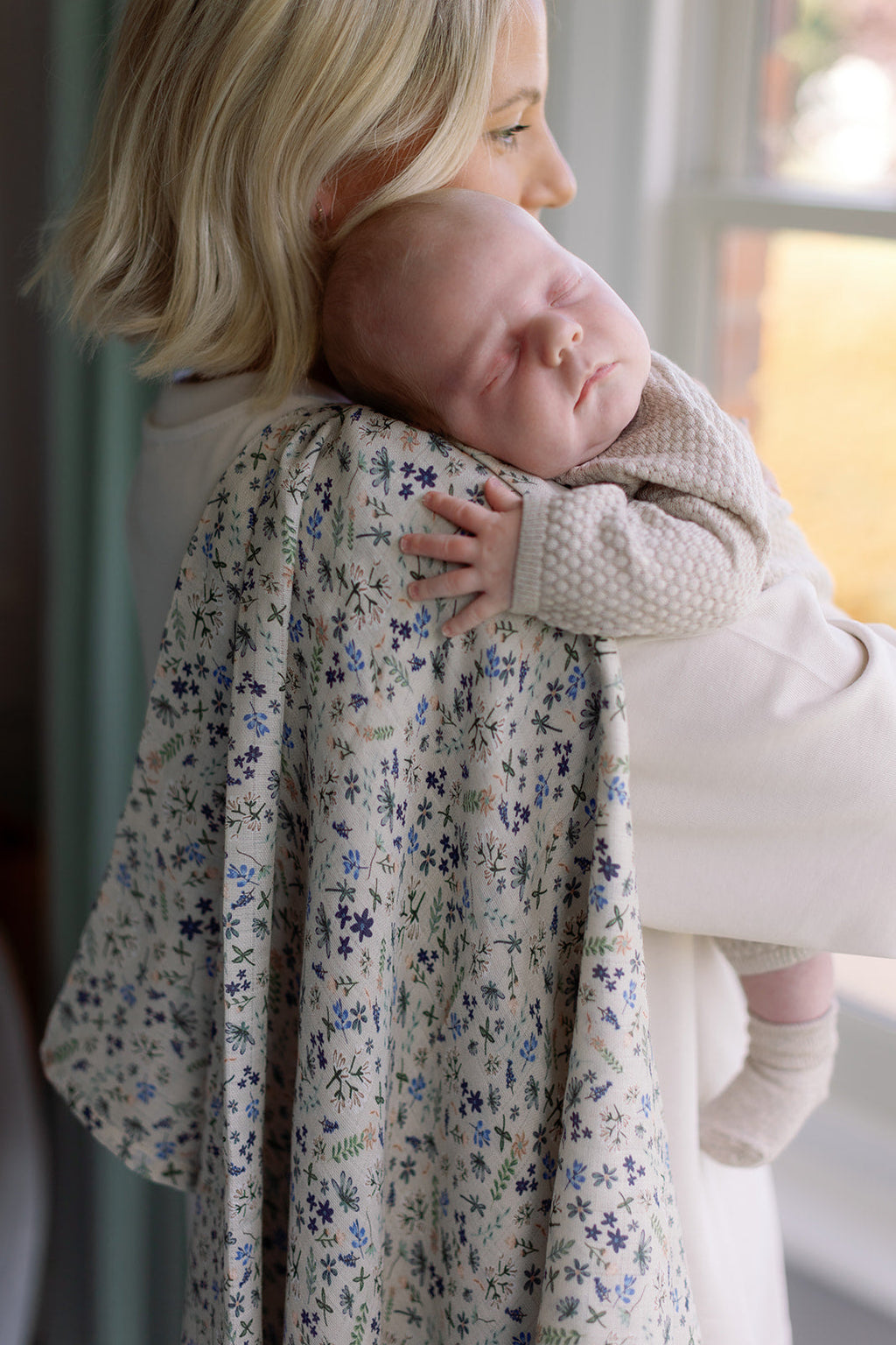 Wildflower Large Swaddle Muslin