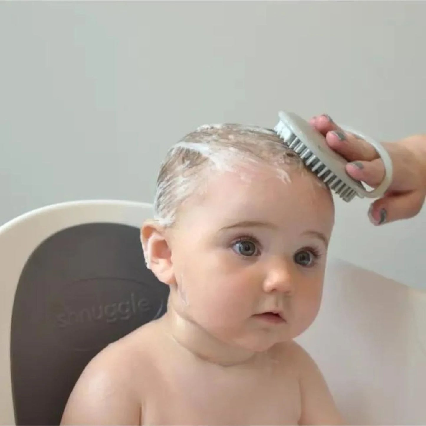 Shnuggle Baby Bath Brush Grey