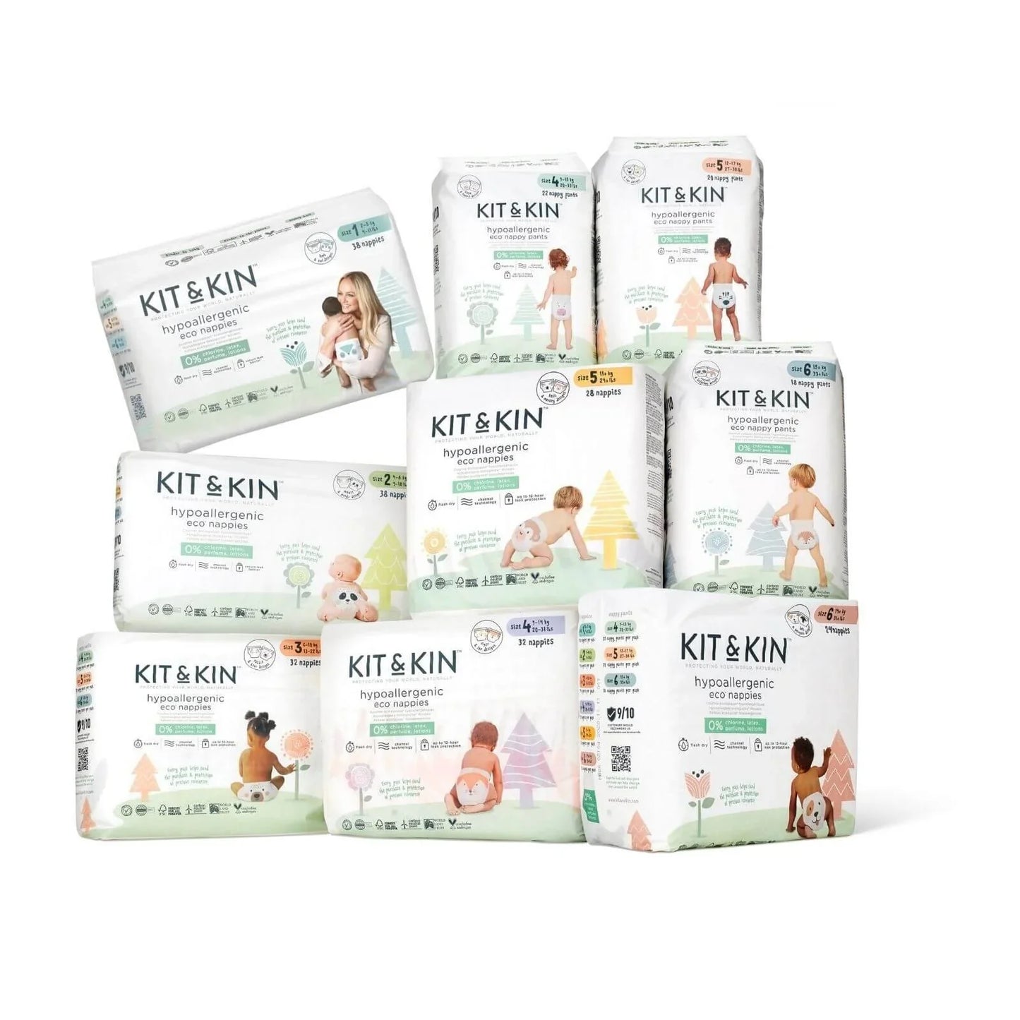 Kit & Kin Nappies Size 4 - 32 nappies