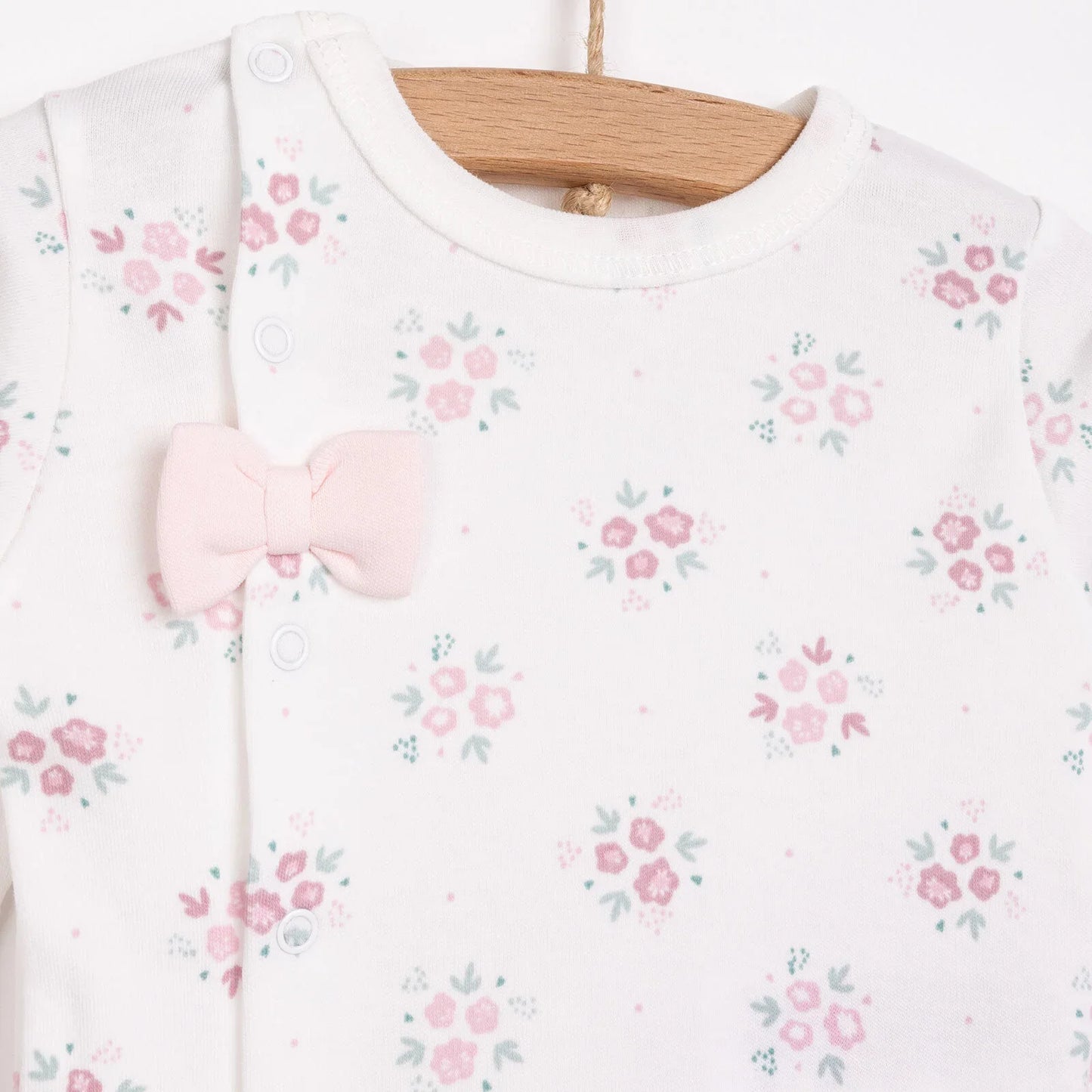 Bebetto Flowers Girl 5 Piece Newborn Set - Salmon