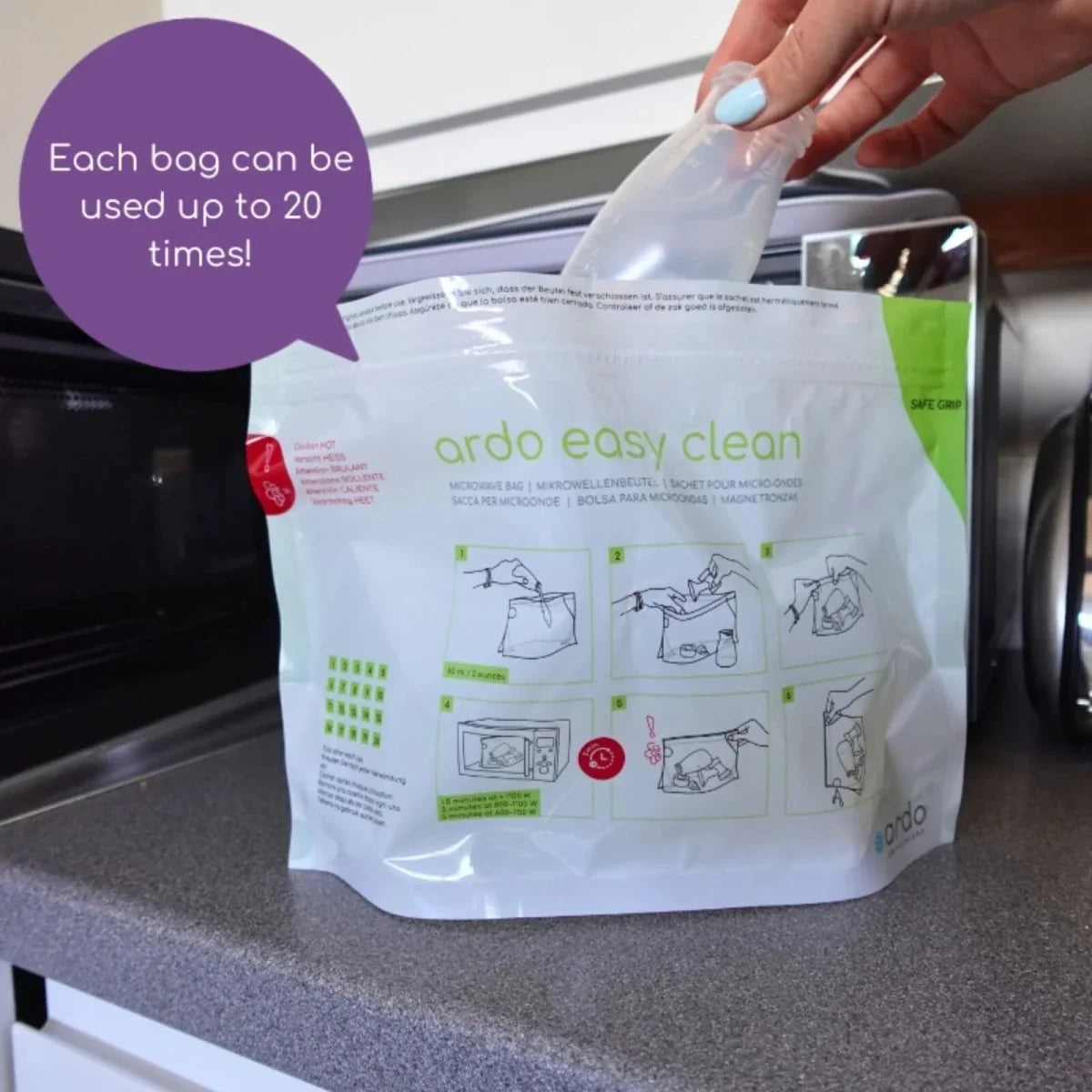 Ardo Easy Clean Microwave Bags