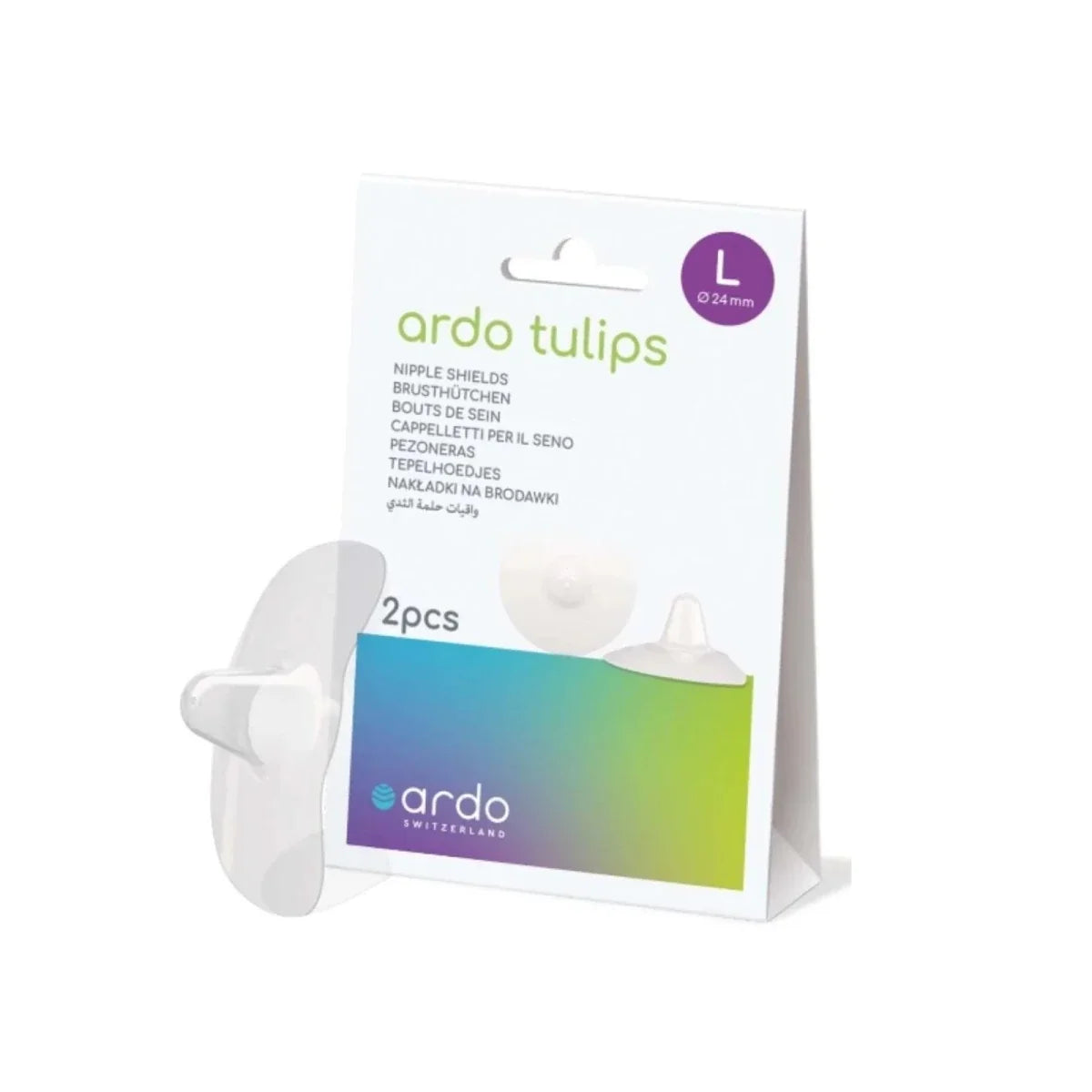 Ardo Tulips Contact Nipple Shields L Size 2 pcs