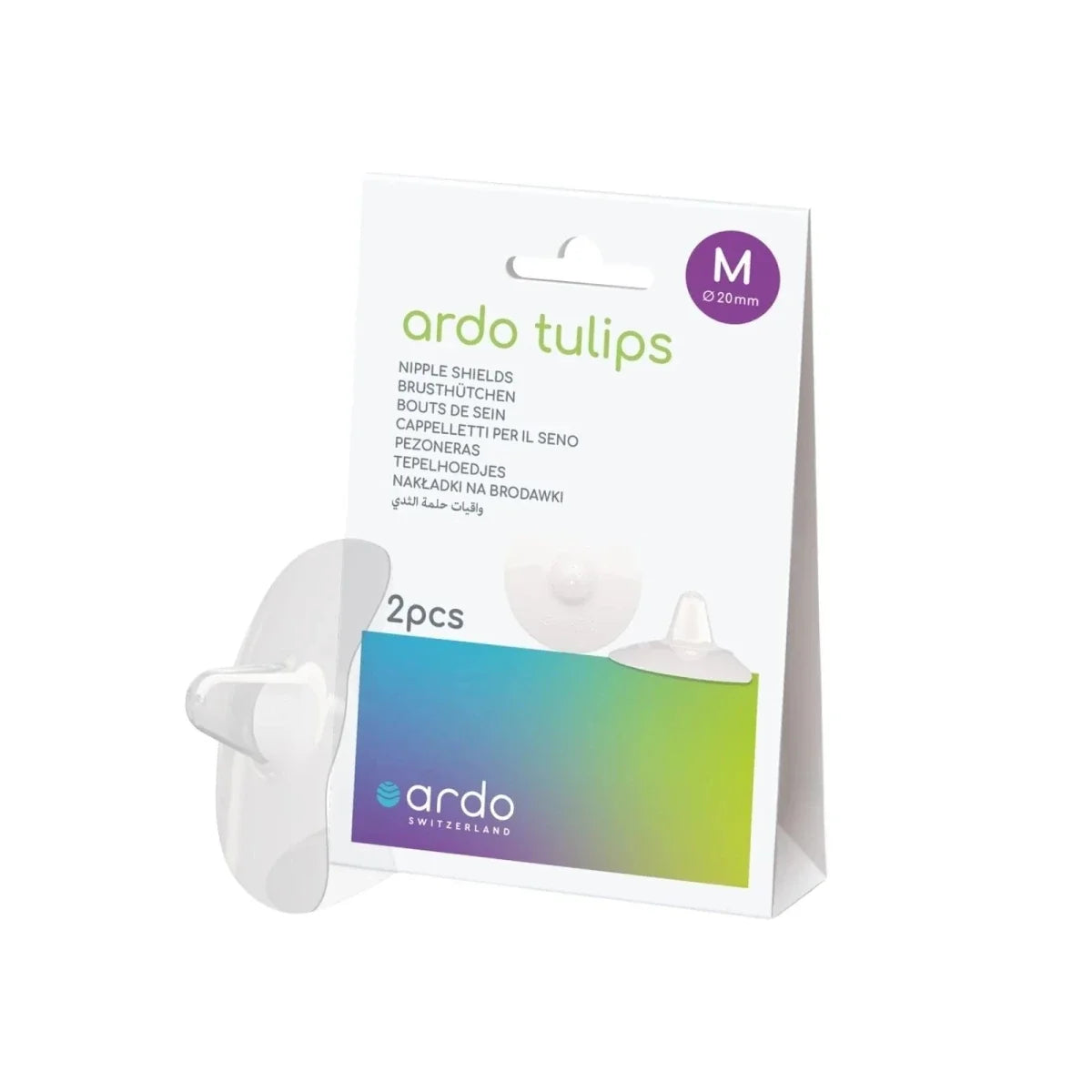 Ardo Tulips Contact Nipple Shields M Size 2 pcs