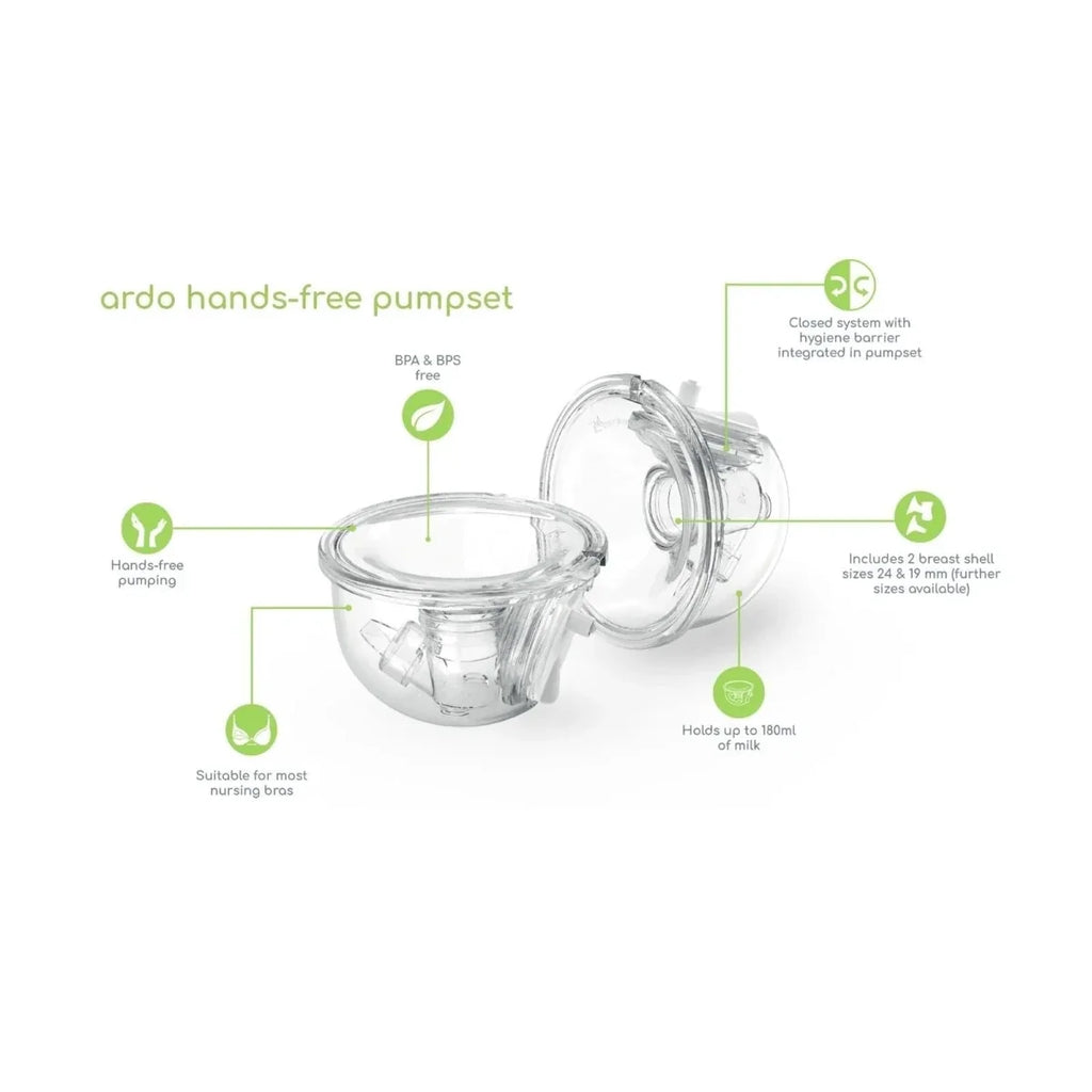 Ardo Hands Free Double Pump Set
