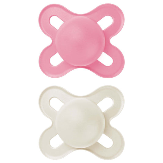 MAM Start Soother (0-2 Months) - Plain Pink (Pack of 2)