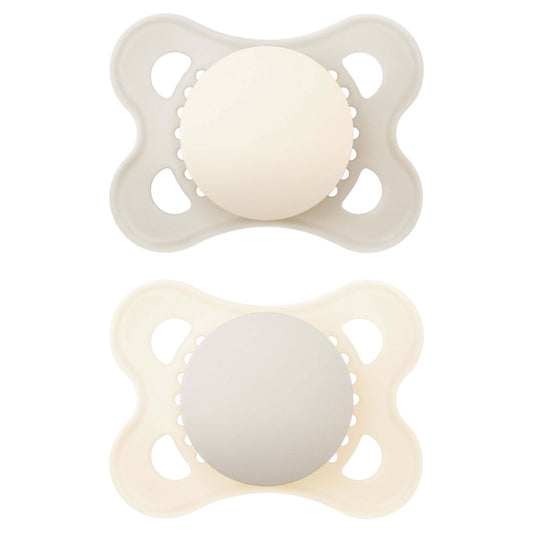MAM Original Soother (0-6 Months) Plain - Unisex (Pack of 2)