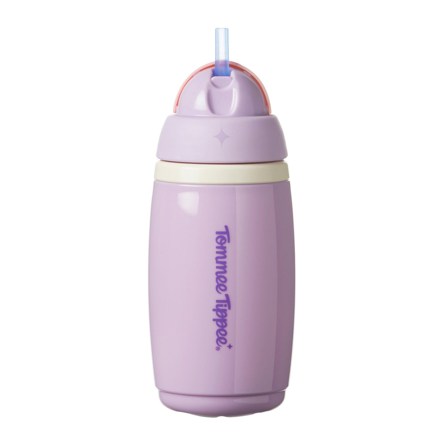 Tommee Tippee Insulated Straw Bottle - 12M+ (NEW Assorted Designs)