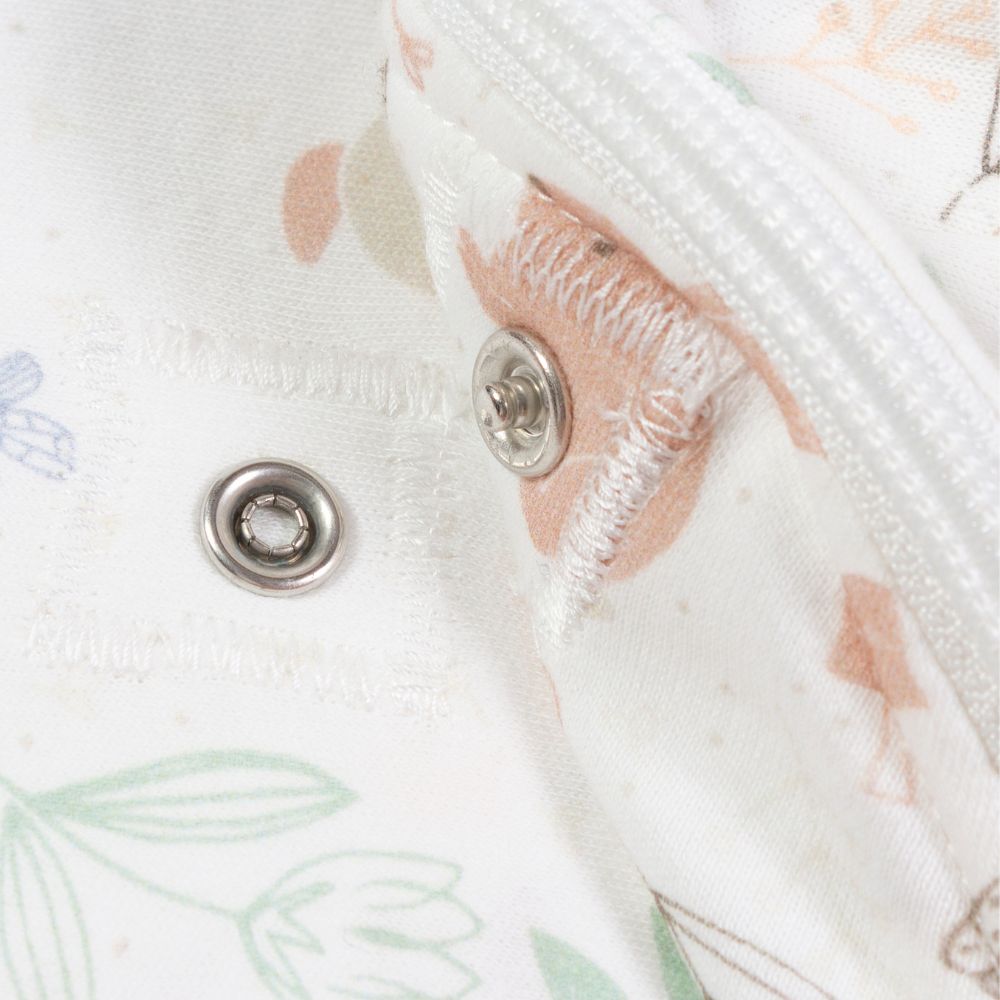 Purflo Swaddle To Sleep 0.5 Tog Sleeping Bag [0-4M] - (Nutmeg Design)