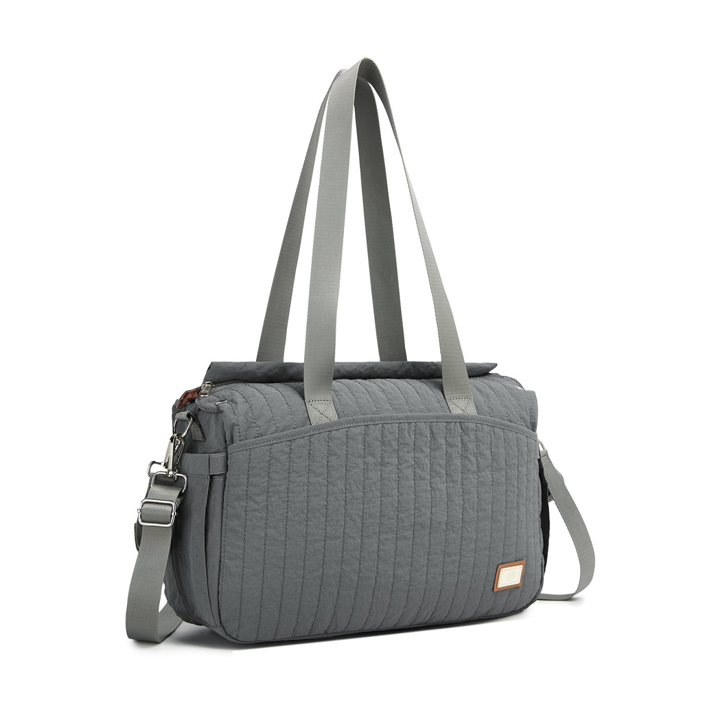 Miss Lulu Diaper Bag (Grey)