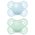 MAM Perfect Soother (0-6 Months) - Plain Boy (Pack of 2)