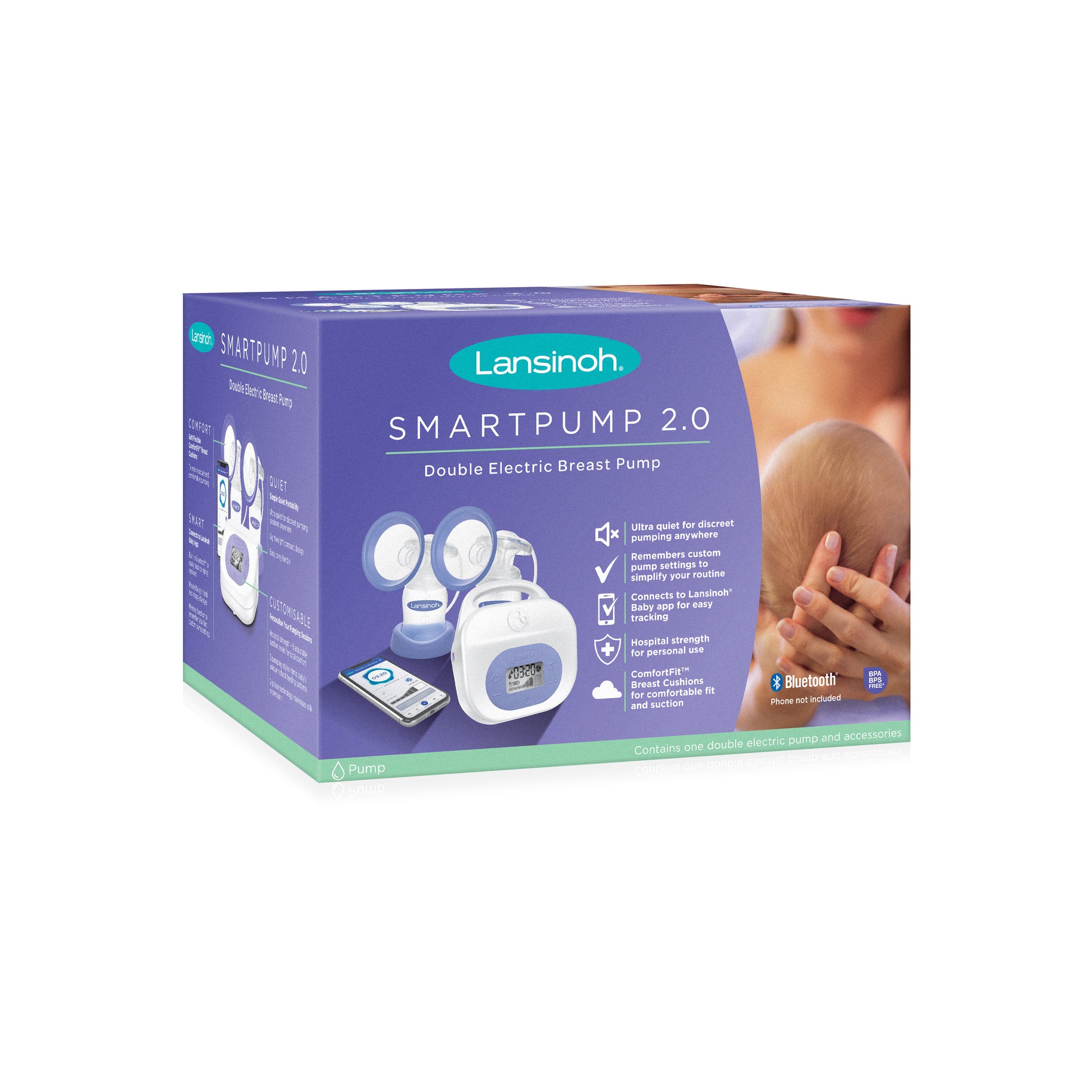 Lansinoh SmartPump 2.0 Double Electric Breast Pump (Double)