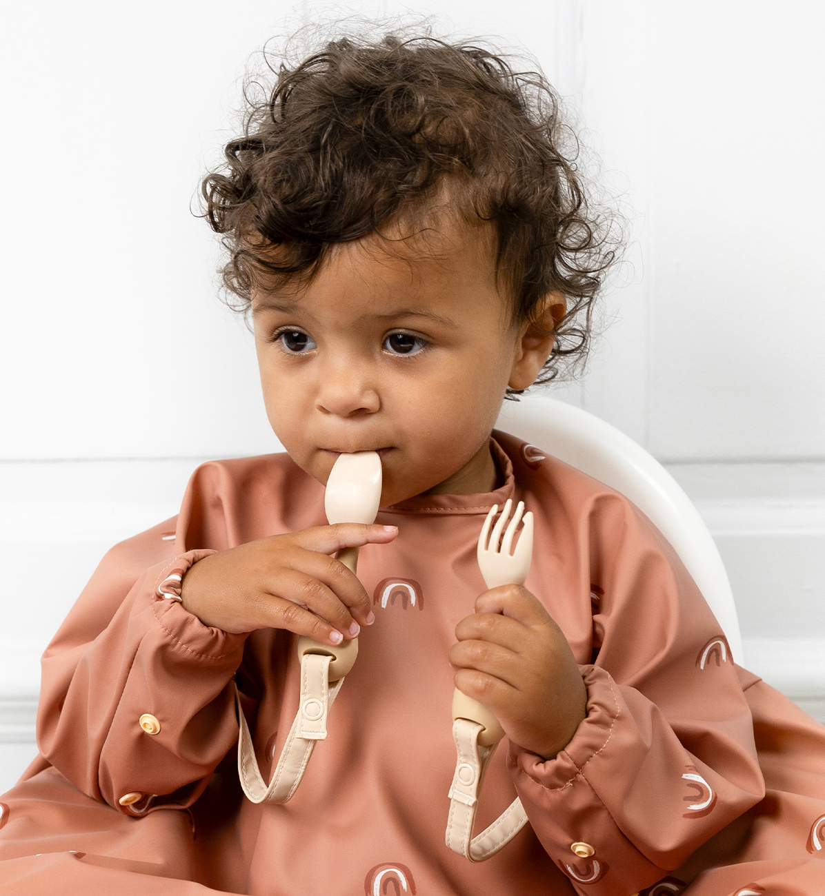 Bibado Handi Cutlery (Pack of Fork & Spoon) - Available in Blush/Dawn