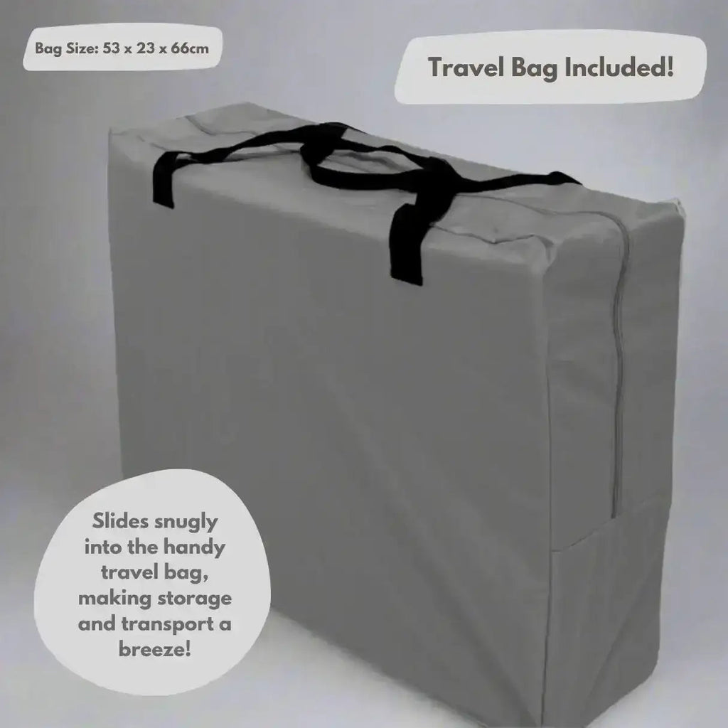 Airpod 3 Travel Cot Includes Newborn Bassinet Insert - Dark Grey