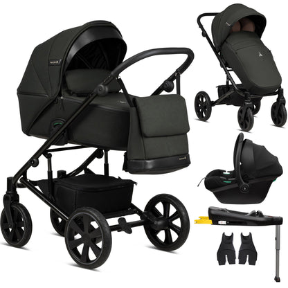 Noordi Aqua Thermo 3in1 Terra i-Size Travel System, Forest Green