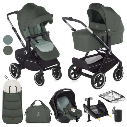 Jane Crosslight-3 Full 10 Piece Travel System Bundle