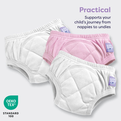 3 Pack Reusable Potty Training Pants in Mixed Girl - Enhanced Design