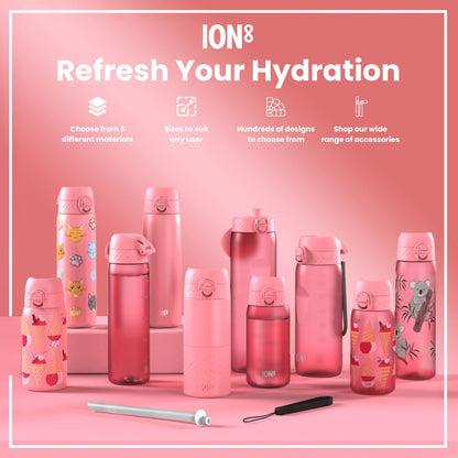 Leak Proof Thermal Steel Water Bottle, Insulated, Ice Creams, 320ml (11oz)