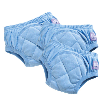 3 Pack Reusable Potty Training Pants in Light Blue - Enhanced Design