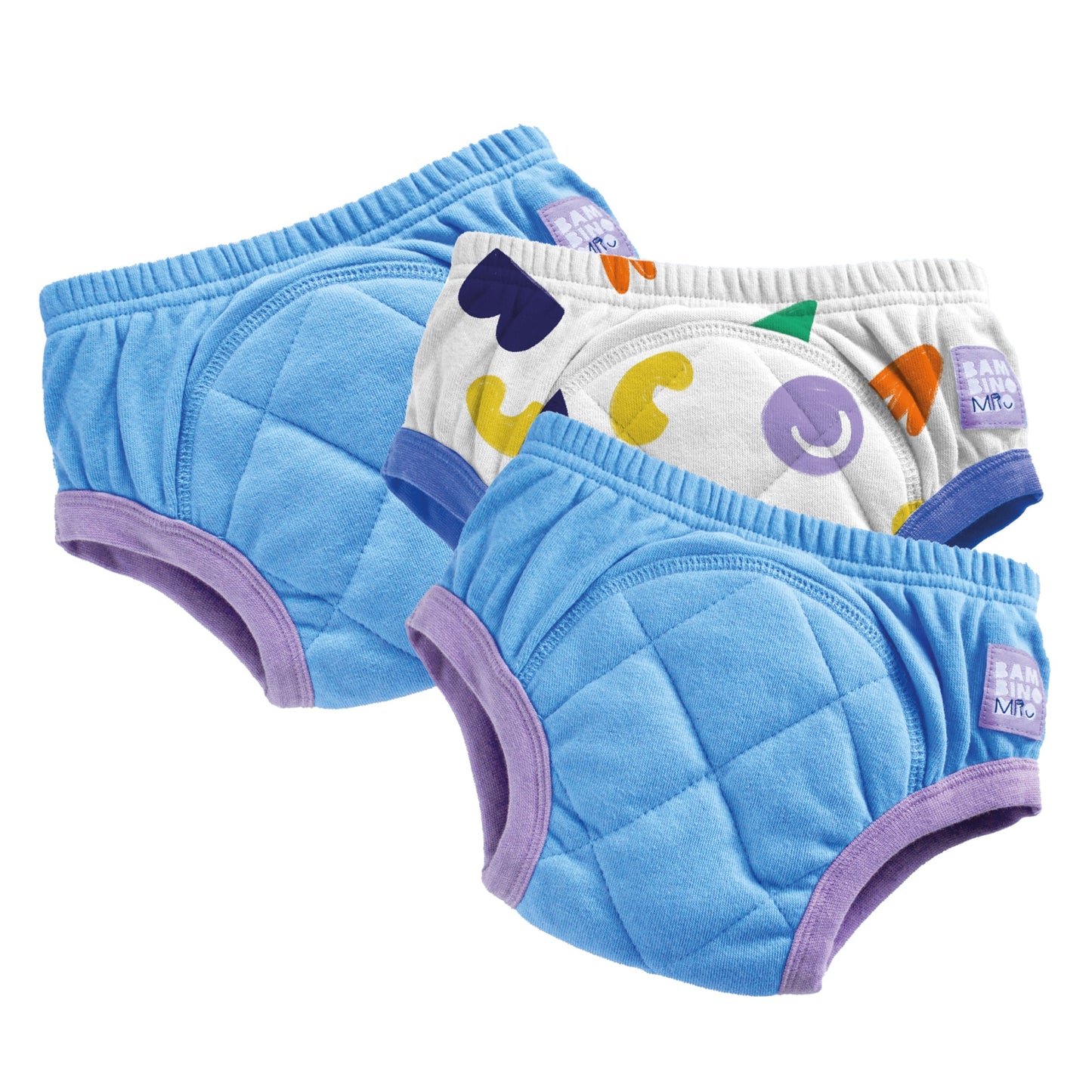 3 Pack Reusable Potty Training Pants in Pop Blue - Enhanced Design